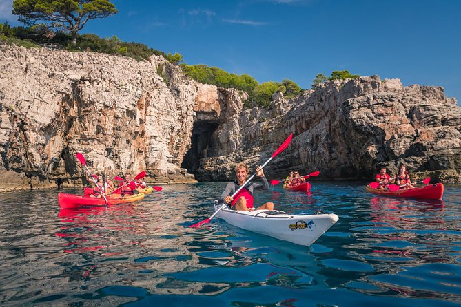 Adventure Dalmatia - Sunset Sea Kayaking & Snorkelling Dubrovnik - The return paddle and the Elaphite sunset
