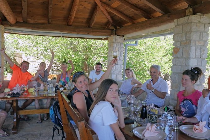 Best of Korcula island winery's by 4X4 Canam buggys with lunch - A quiet beach for swimming and snorkeling