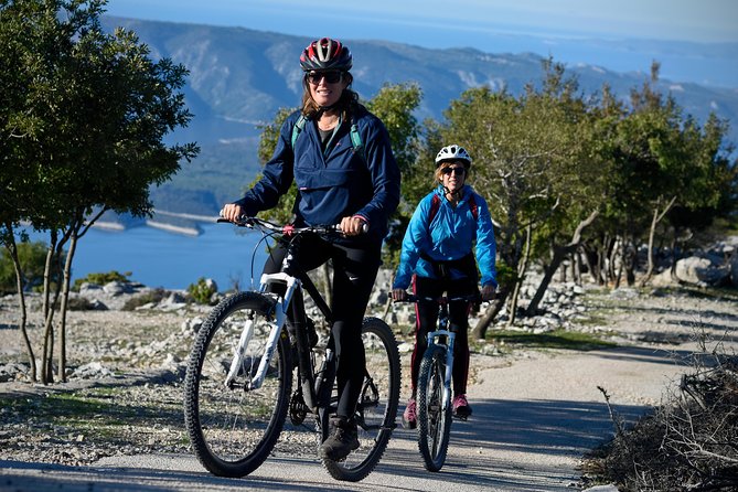 Biking Vidova - Skrip & museum of olive oil - Splitska - Postira - Lunch with olives, cheese, and island products