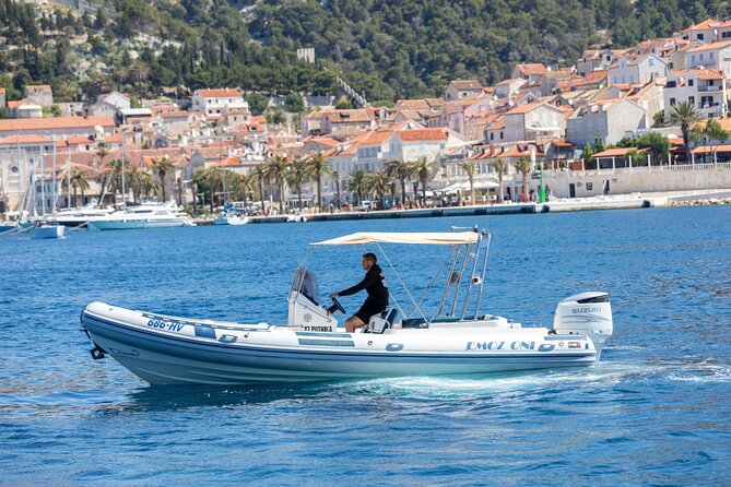 Blue and Green Cave Speedboat Excursion from Hvar Town - Budikovac Island and its turquoise lagoon