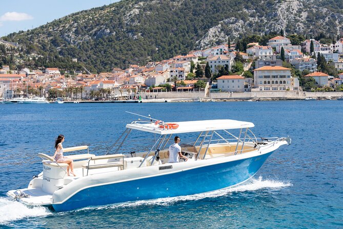 Blue and Green Cave Speedboat Excursion from Hvar Town - Speedboat comfort, sea conditions, and group size