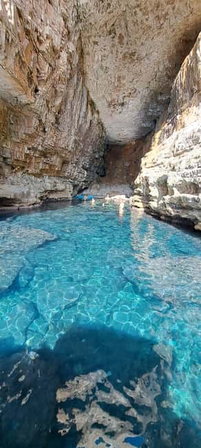 Blue Cave-Green caves-Lopud Sandy beach - tour with drink - What the speedboat ride adds