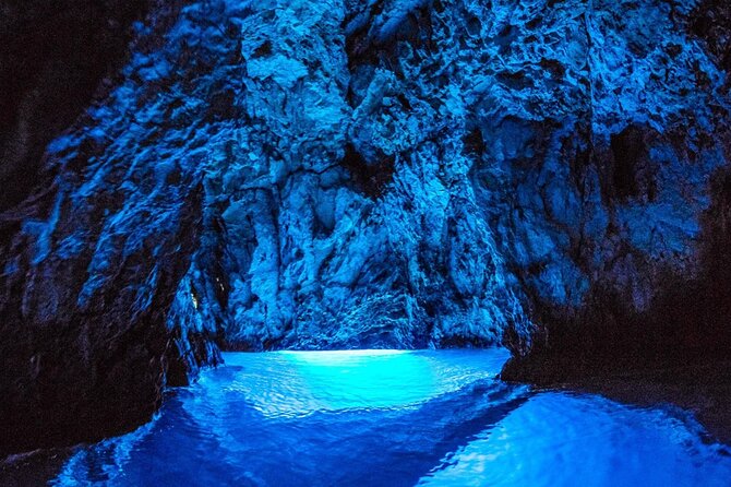 Blue cave group tour with swimming and snorkelling from Hvar - The Blue Cave on Bisevo is worth the extra ticket
