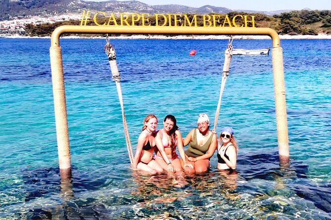 Blue Cave & Hvar, 5 Islands Speedboat with Luxury Seats in Shade - Stiniva Bay: a panoramic look at Croatia’s famous cove