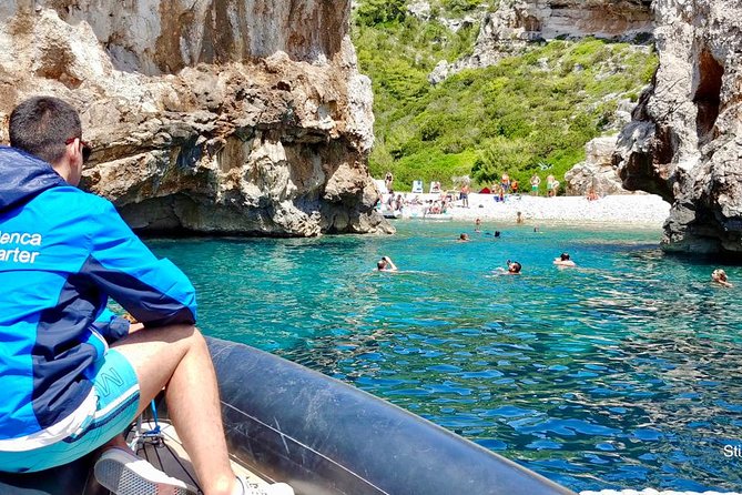 Blue cave, Mamma Mia and Hvar, 5 islands speedboat tour - Stiniva Cove and the swim from the boat