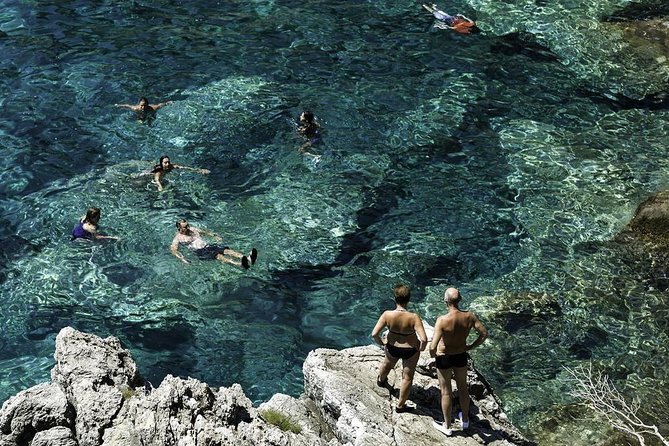 Blue Cave Premium Half-Day Tour with Panoramic Old Town View - Blue Cave swimming from Dubrovnik