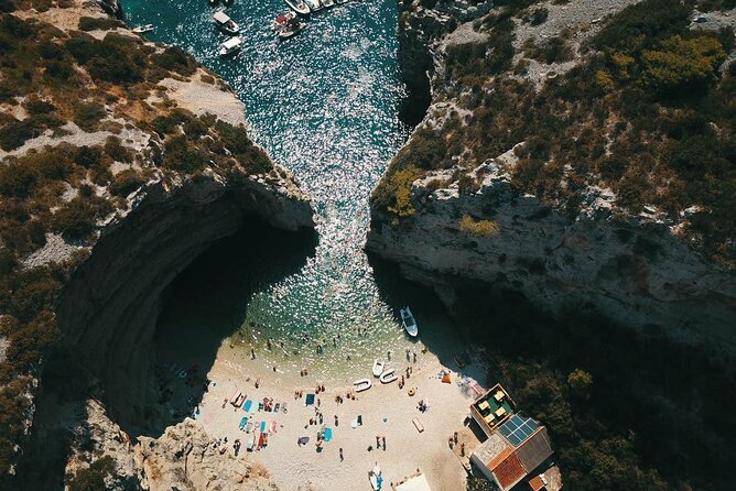 Blue Cave & Vis Island speedboat tour from Hvar - Lunch by the sea, with the route still flexible