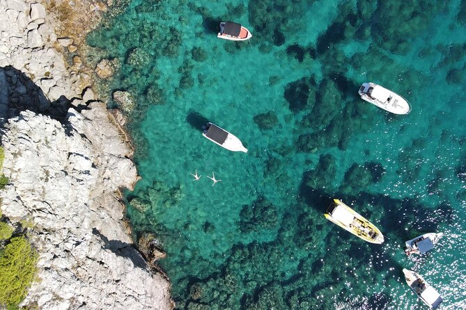 Blue & Green cave,Šunj beach - with drinks small group speedboat - Drinks, snorkeling, and what to pack