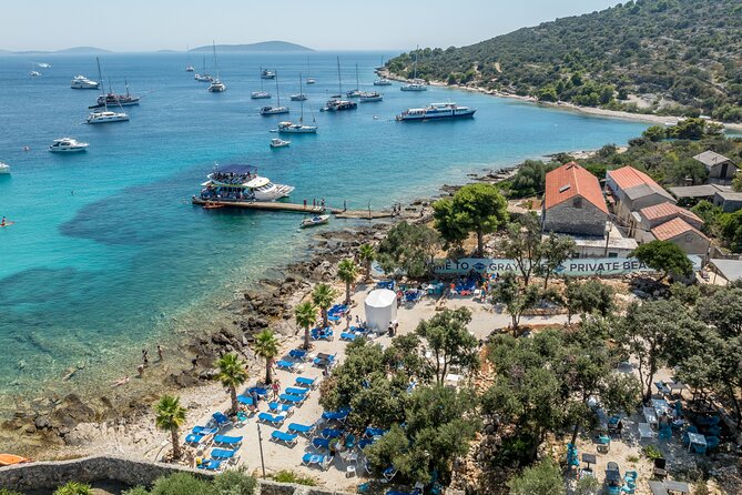 Blue Lagoon & 3 Islands Cruise with Lunch from Split - Krknjaši Bay is the scenic centerpiece