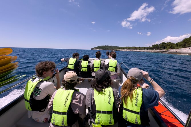 BOAT & KAYAK! Sea Adventure - Snorkeling & Cliff Jumps - The hidden beach, snorkeling, and swimming stop