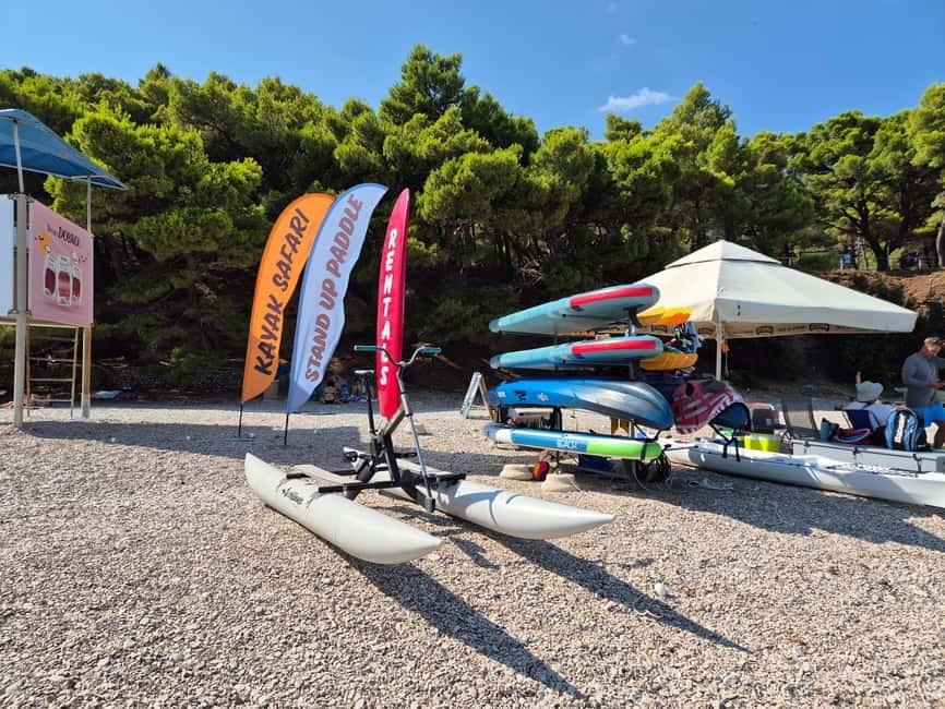 Bol: Zlatni Rat Beach Kayak Tour with Snorkeling - Should you book the kayak tour?
