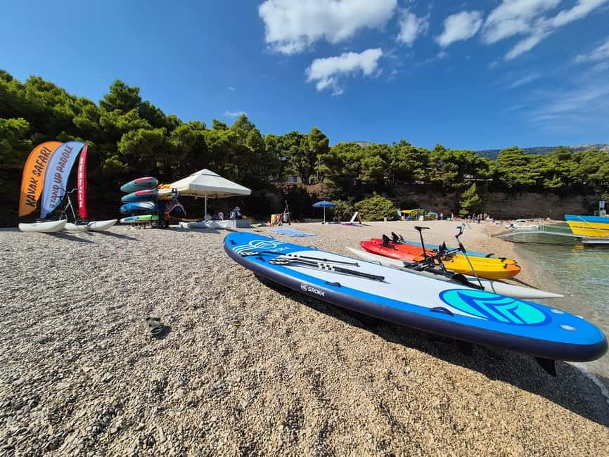 Bol: Zlatni Rat Beach Stand Up Paddle Board Rental - Paddling for beginners, couples, and families