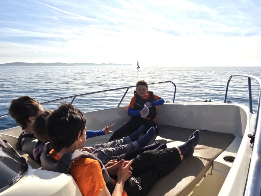 Brijuni Islands: Sunset & Dolphins private boat tour - Sunset light, open water, and the return ride