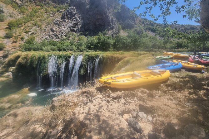 Canoe safari adventures at Zrmanja river day tour - Small rapids keep the five-hour trip lively