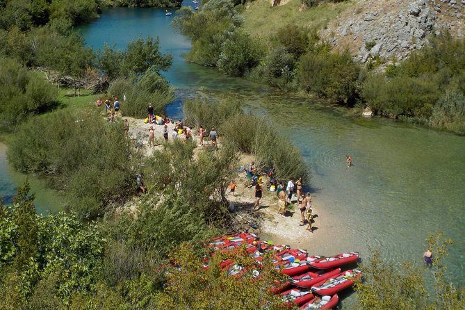 Canoe safari / rafting on river Zrmanja - The waterfall section adds real fun