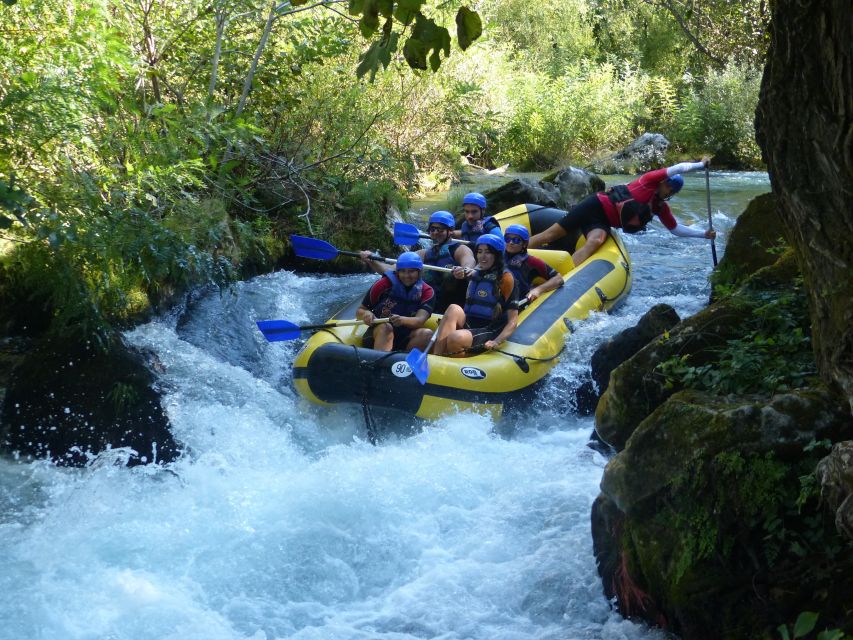 Cetina River: Rafting and Cliff Jumping Tour - Four stretches of river, not one nonstop rush