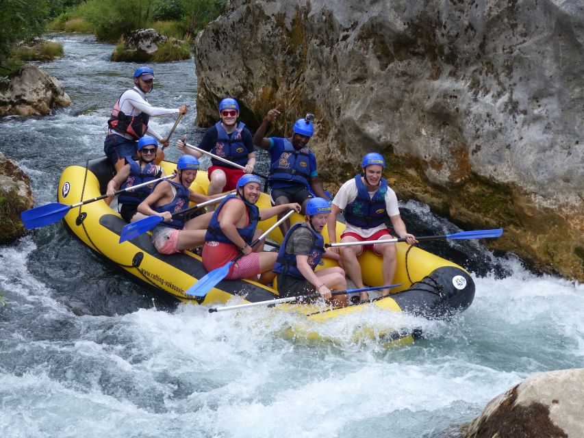 Cetina River: Rafting and Cliff Jumping Tour - Finishing at a small beach