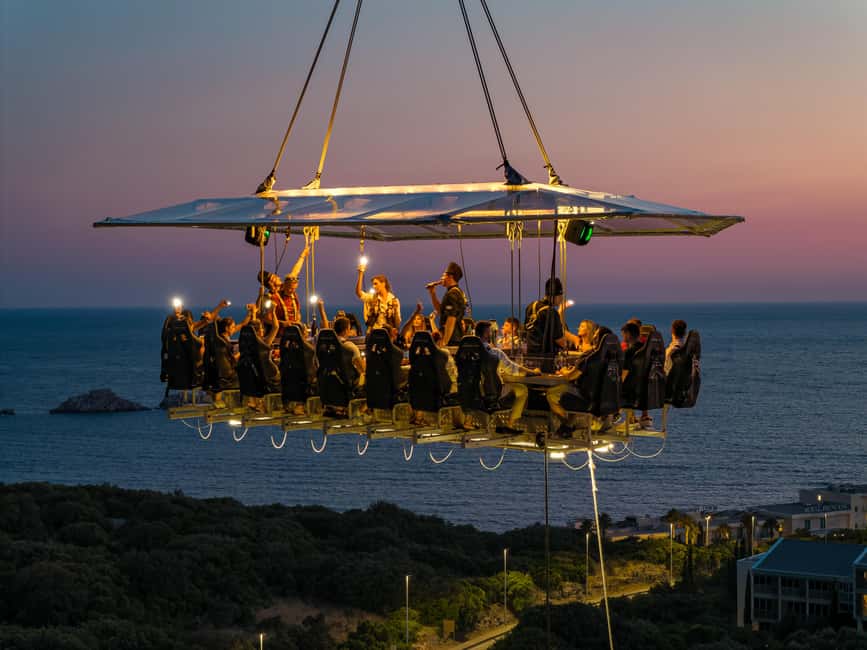 Dinner in the Sky Dubrovnik - Key points at a glance