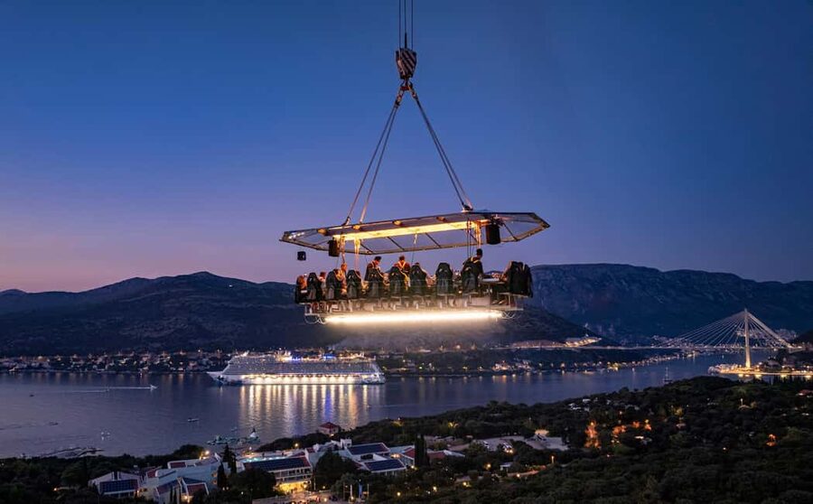 Dinner in the Sky Dubrovnik - Picking the right departure time
