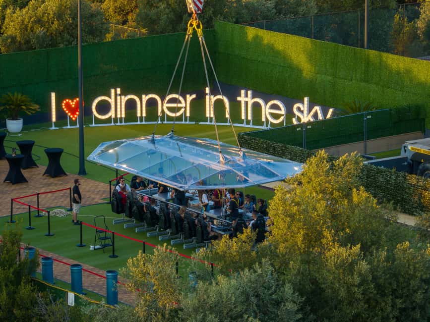 Dinner in the Sky Dubrovnik - Small details that make the evening better