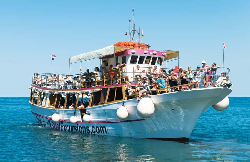 Dubrovnik: 3 Islands Boat Trip with Drinks (FR, ES, IT, EN) - Key things to know before you book