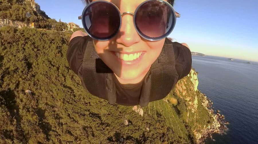 Dubrovnik: 900 Metre Superman Ziplining Adventure - The 900-meter ride and the view toward Lokrum