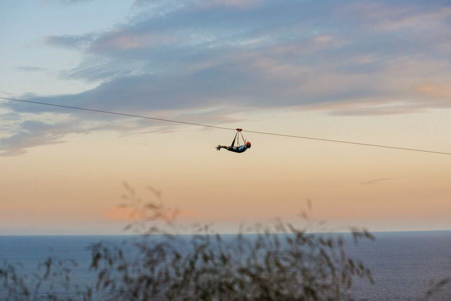 Dubrovnik: 900 Metre Superman Ziplining Adventure - The forest meeting point at Dubac