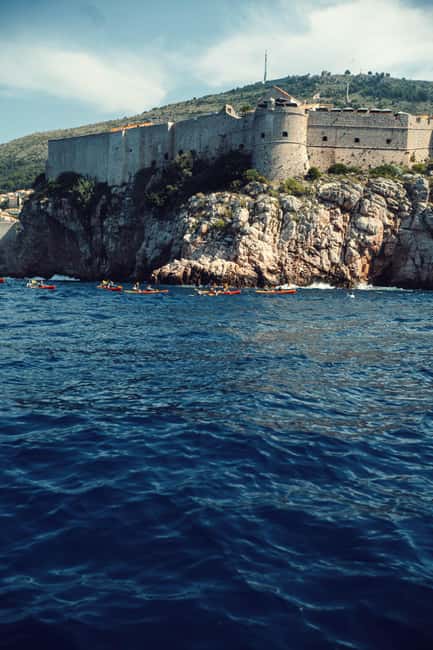 Dubrovnik: Afternoon Kayaking and Snorkeling Tour - Pile Gate briefing and the first paddle