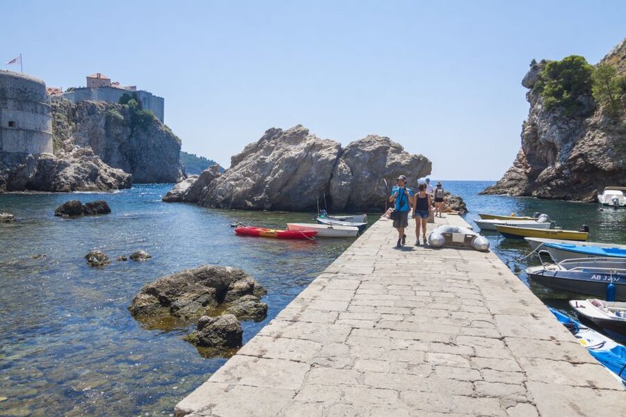 Dubrovnik: Game of Thrones Walking, Car and Boat Tour - Driving beyond Dubrovnik to Trsteno Arboretum