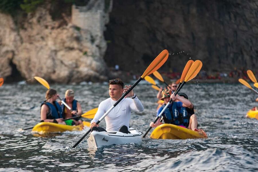 Dubrovnik: Guided Sea Kayaking and Snorkeling Tour - Paddling out from Pile Bay