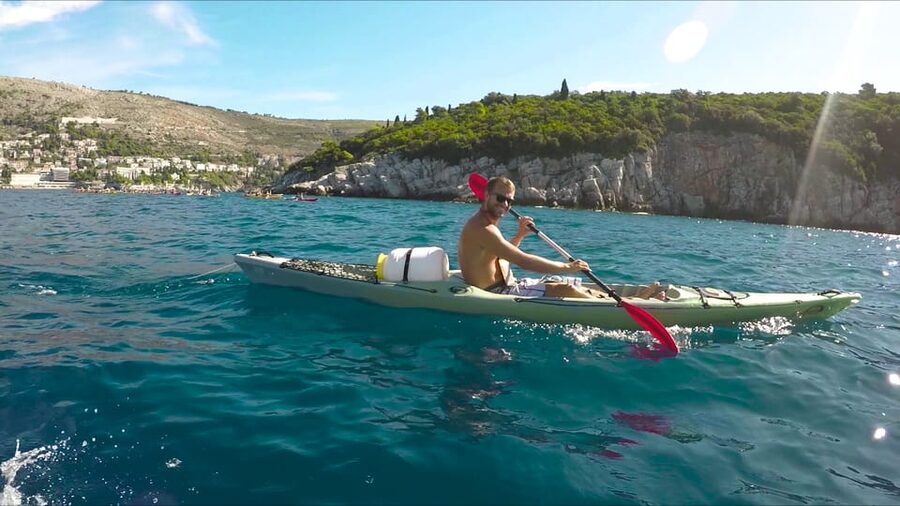 Dubrovnik: Guided Sea Kayaking and Snorkeling Tour - Swimming and snorkeling at Betina Cave