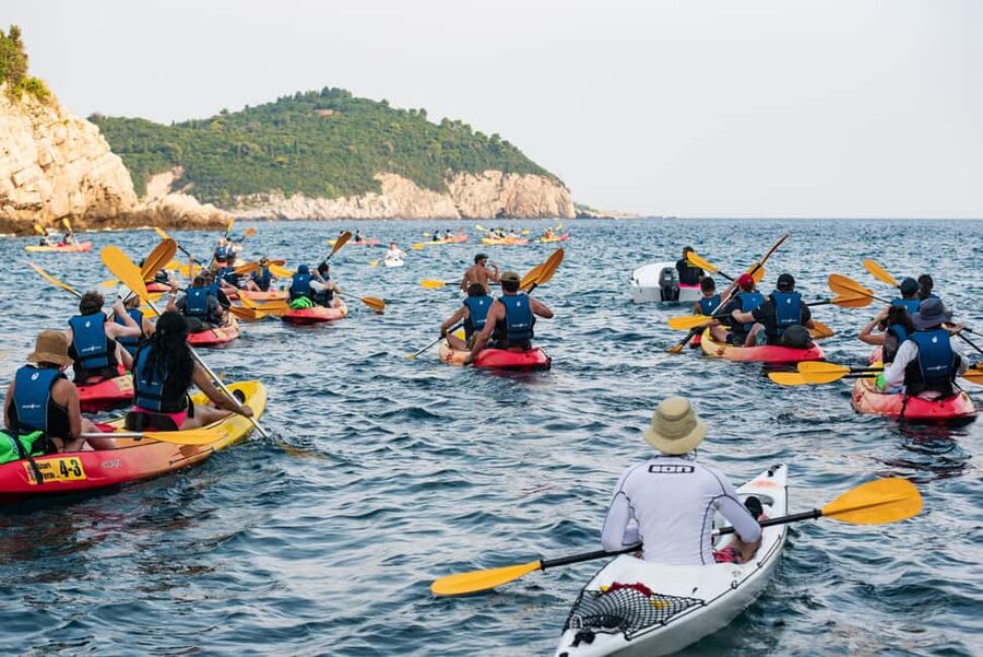Dubrovnik: Guided Sea Kayaking and Snorkeling Tour - Returning past the Old Port
