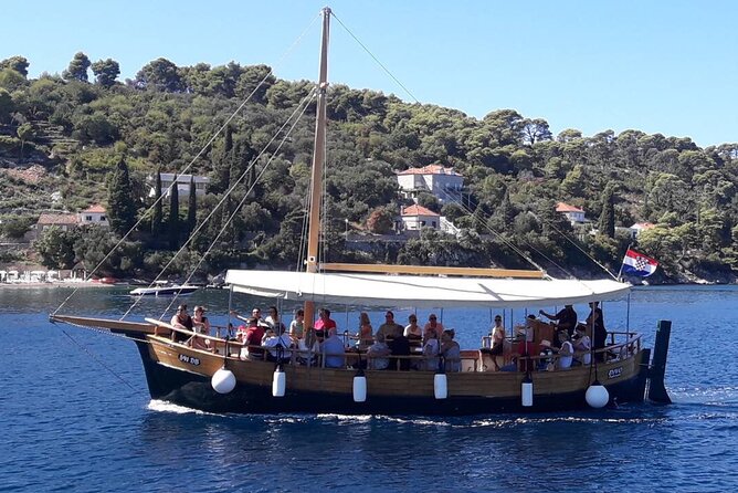 Dubrovnik Islands Private Rented Boat Cruise - Lopud and the sandy stop at Šunj Beach