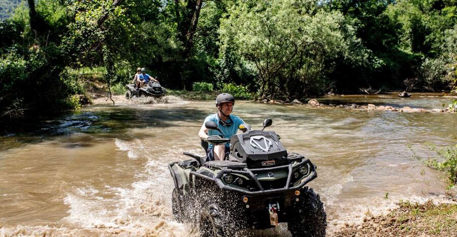 Dubrovnik: Kojan Koral ATV Quad Safari with transport - Čilipi gives the ride a welcome pause