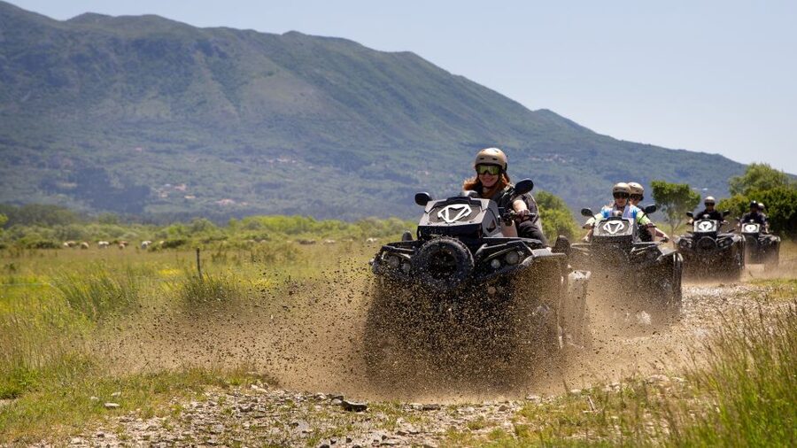 Dubrovnik: Kojan Koral ATV Quad Safari with transport - Wine, fruit, and the ride back to Dubrovnik
