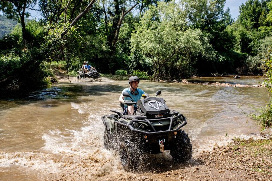 Dubrovnik: Kojan Koral ATV Quad Safari with transport - The first 75 minutes: fields, wetlands, and the Ljuta River