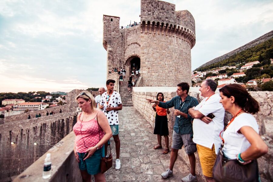 Dubrovnik: Old Town & City Walls Guided Tours Combo - Walking the Old Town’s marble lanes