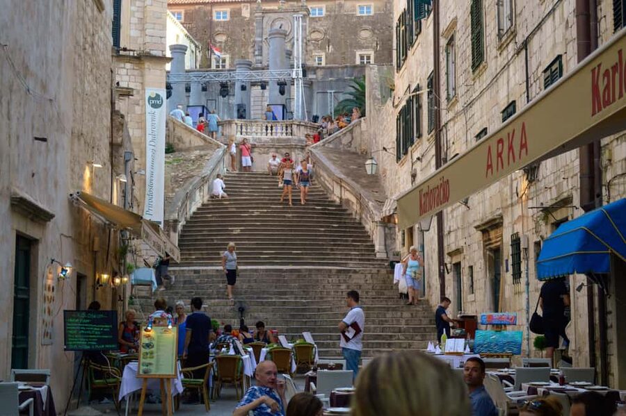 Dubrovnik: Pile Gate & Old Town with Spices and Hidden Gems - Orlando’s Column, Luža Square, and the clock tower