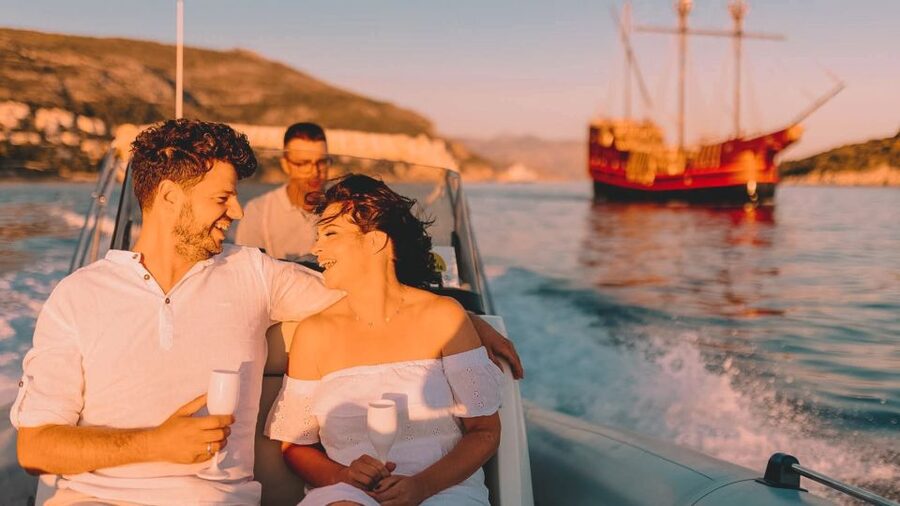 Dubrovnik: Private Boat Cruise at Sunset with Champagne - Lokrum Island, caves, and the famous curse