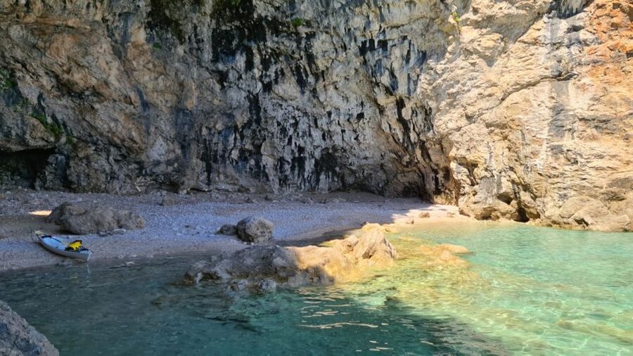 Dubrovnik: Sea Kayaking Half-Day Tour - The route toward Lokrum Island