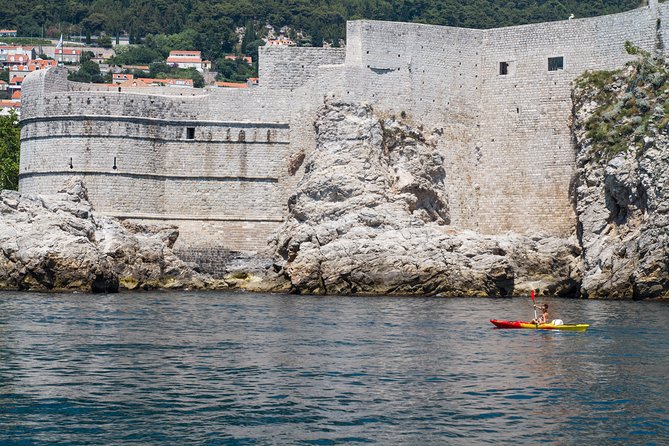 Dubrovnik: Sunset Kayaking & Snorkeling with water &wine - Lokrum, open water, and the sunset return