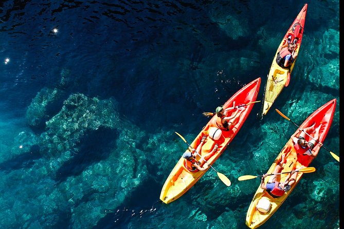 Dubrovnik: Sunset Kayaking & Snorkeling with water &wine - Seeing Dubrovnik from below the walls