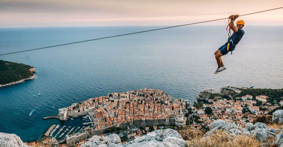Dubrovnik: Sunset Zip Line Experience Followed by Wine - Sunset, wine, and the quieter end of the evening