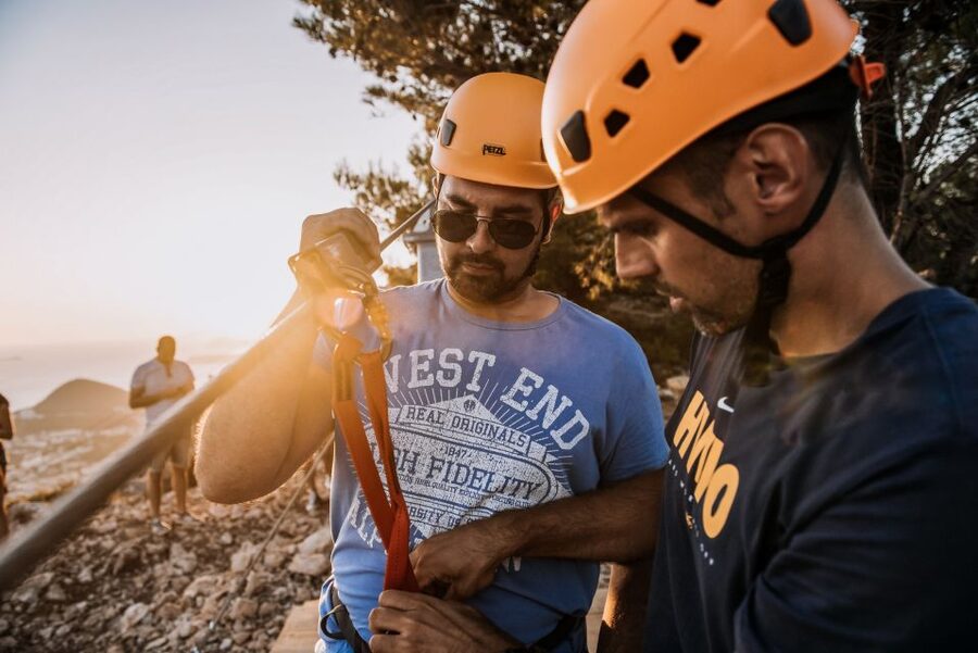 Dubrovnik: Sunset Zip Line Experience Followed by Wine - Meeting near Ilijina glavica
