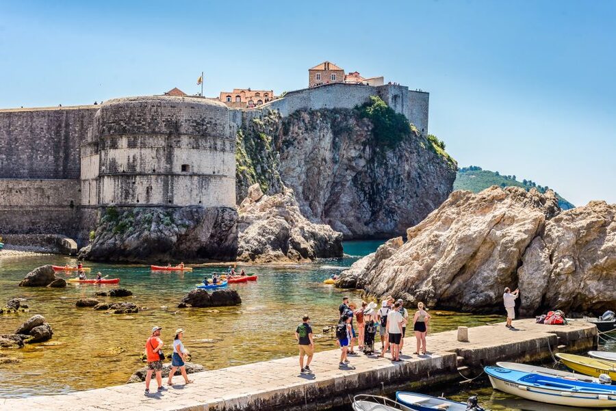 Dubrovnik: The Original Game of Thrones Tour & Lokrum Option - Stradun, markets, and the Purple Wedding