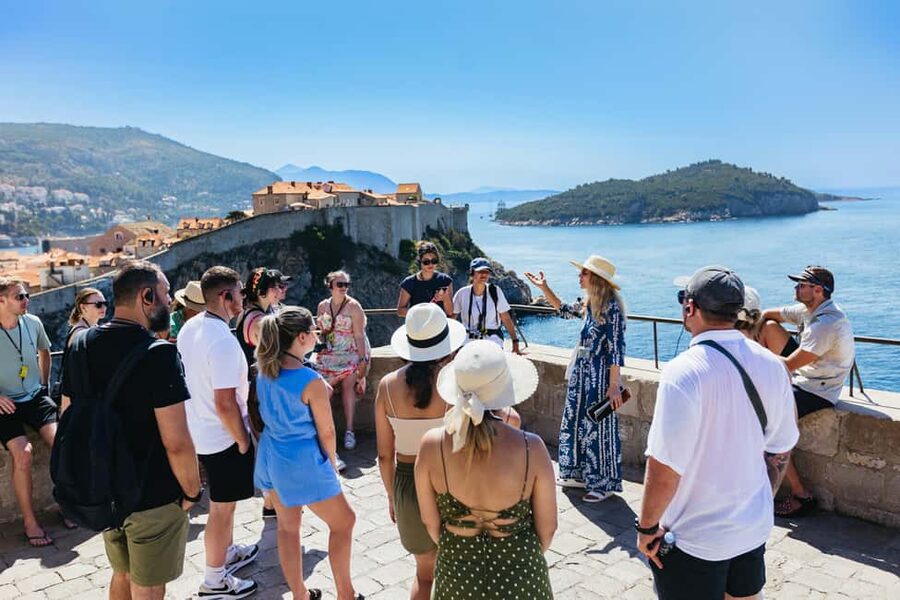 Dubrovnik: The Original Game of Thrones Tour & Lokrum Option - Orlando’s Column and the Jesuit Steps