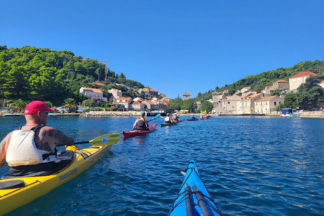 Elaphite Islands Full-Day Kayak and Bike Tour from Dubrovnik - Lunch, a swim, and a useful pause