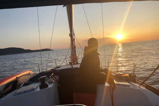 Experience Romantic Sunset Sailing on a modern 36ft (11m) sail yacht | Hvar - Cruising toward the Pakleni Islands