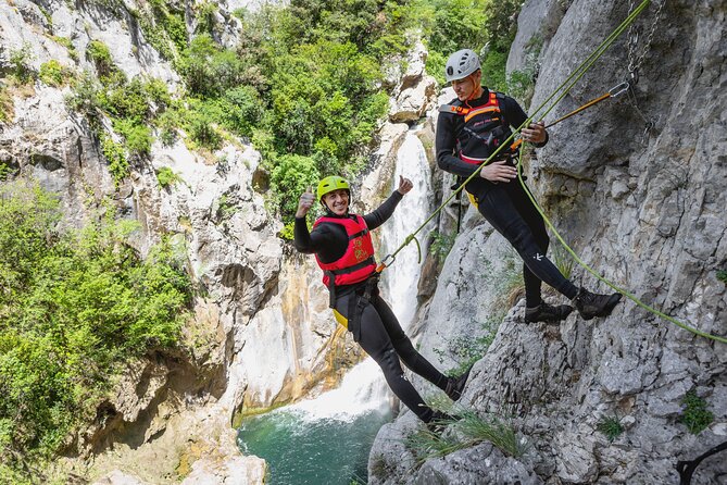 Extreme Canyoning on Cetina River from Split or Šestanovac - Why the 53-meter rappel changes the whole day