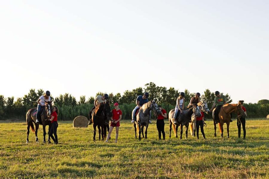 Fazana: Sunset 1-hour Horse Riding in Nature with Guide - Choosing Your Horse and Getting Ready